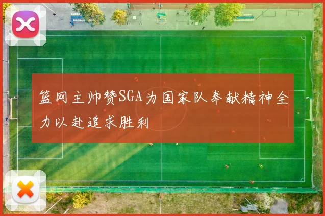 篮网主帅赞SGA为国家队奉献精神全力以赴追求胜利